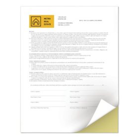 Xerox Bold Digital Carbonless Paper, 8 1/2 x 11, White/Canary, 5,000 Sheets