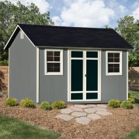 Handy Home Products Parkview 12' x 8' Wood Storage Shed