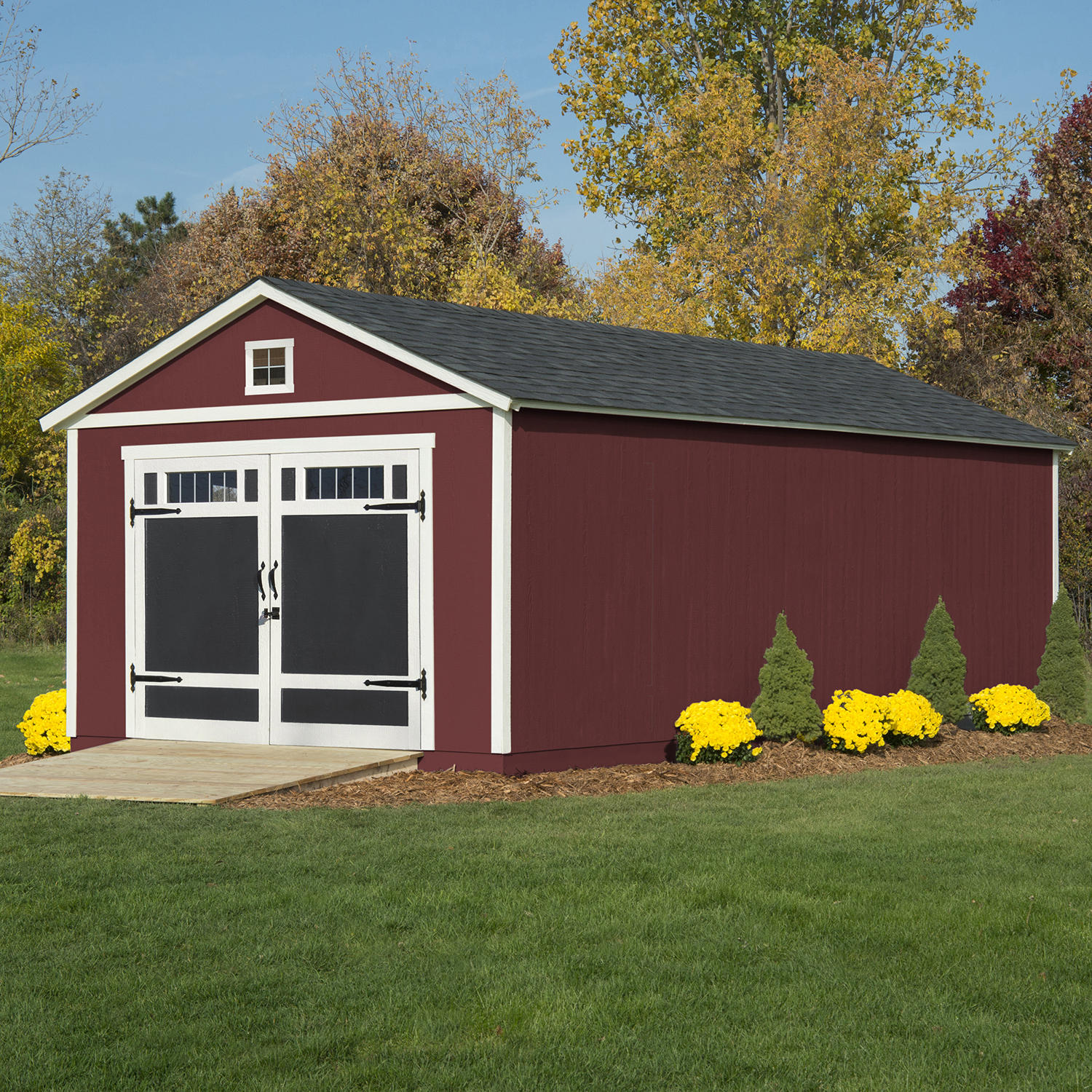 Handy Home Products Coachman 12′ x 20′ Wood Storage Shed