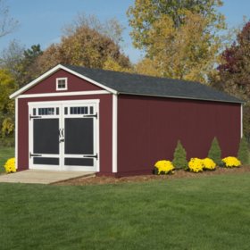 Handy Home Products Coachman 12 X 20 Wood Storage Shed Sam S Club