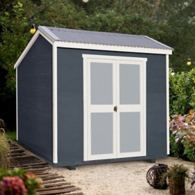 Gardena 8' x 6' Outdoor Wood Utility Shed DIY or Professional Installation