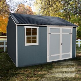 Sonata 12' x 10' Outdoor Wood Shed (DIY or Professional Installation)