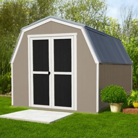 Handy Home Products Ontario 8' x 12' Outdoor Wood Shed, Choose Installation