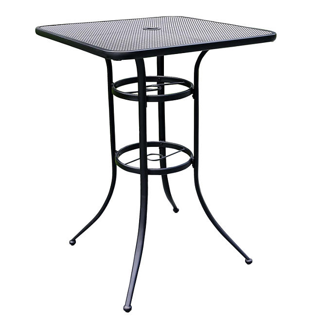 Commercial Wrought Iron Bar Table