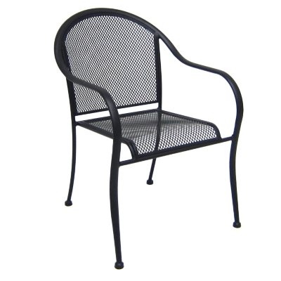 Black iron best sale bistro chairs