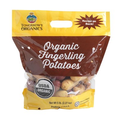 Organic Purple Fingerling Potatoes, 1 lb, Sunrise Organic Farms