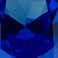 Lab Created Blue Sapphire, variant on Pear Cut Lab Created Gemstone 3-Stone Ring in 14K Gold
