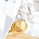 Lab Created White Sapphire, variant on Pear Cut Lab Created Gemstone 3-Stone Ring in 14K Gold