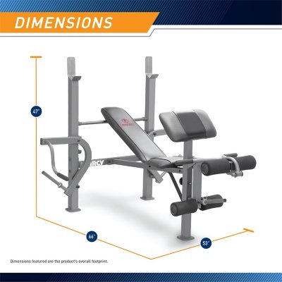 Marcy adjustable weight best sale bench with leg developer