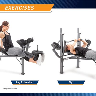 Marcy Diamond Elite Standard Weight Bench Butterfly Attachment