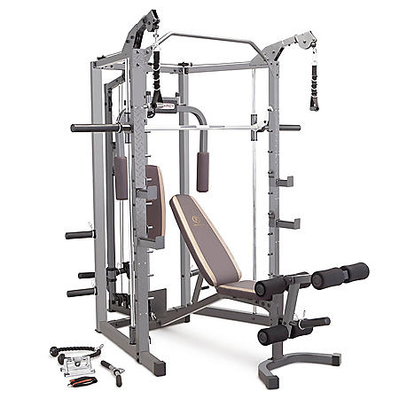 Marcy Combo Smith Machine, Total Body Strength Home Gym Equipment