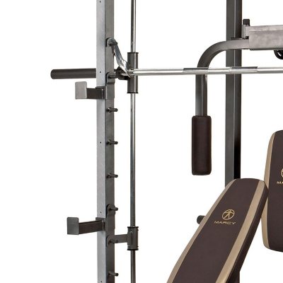 Marcy 5276 Combo Smith Heavy-Duty Total Body Strength Home Gym Machine,  White - Walmart.com