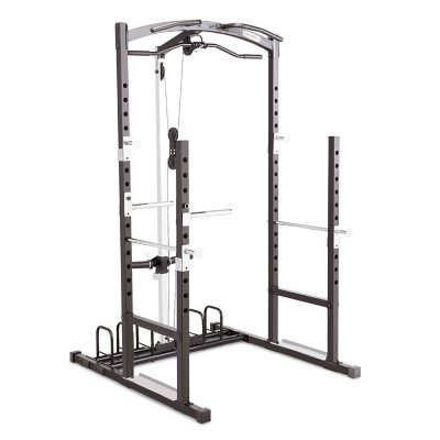 Marcy weight bench with squat online rack