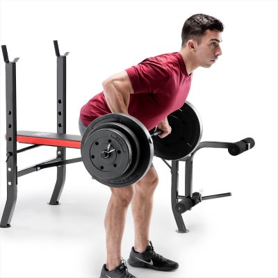 Weight training 2024 bench set