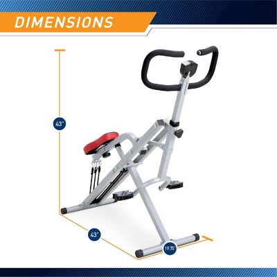 Marcy Squat Rider Machine for Glutes and Quads