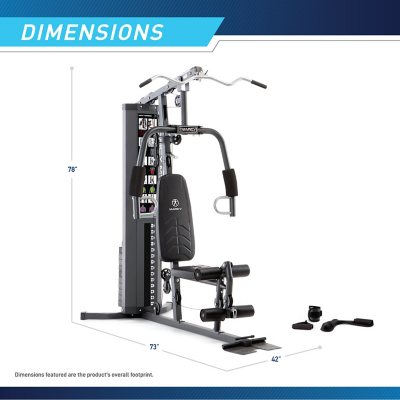 ATHLETIC HOME GYM SET 150 LBS BLACK 485M 