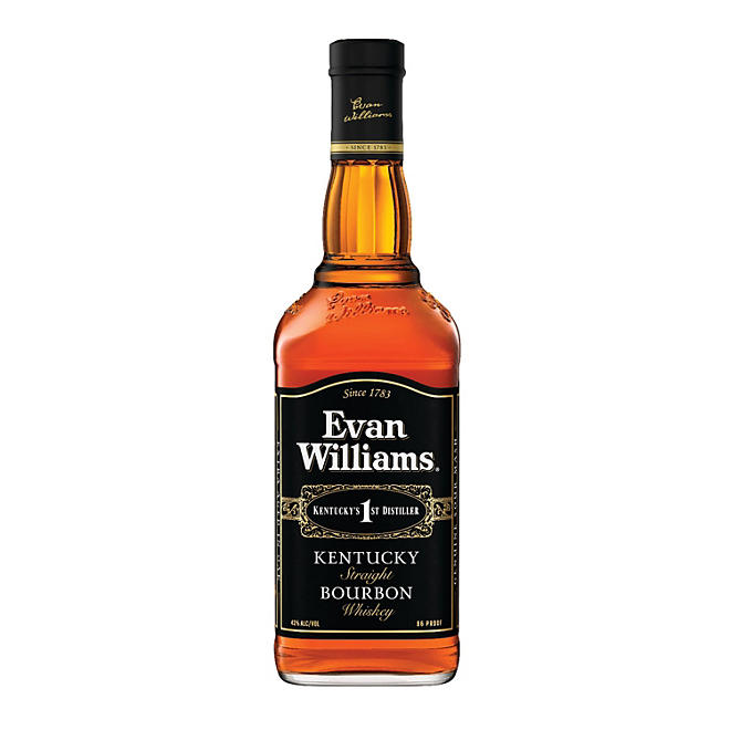 Evan Williams Black Label Straight Bourbon 750 ml