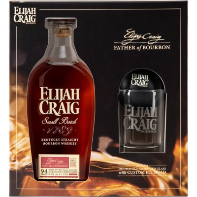 Elijah Craig Straight Bourbon Small Batch with Ice Mold Gift Set