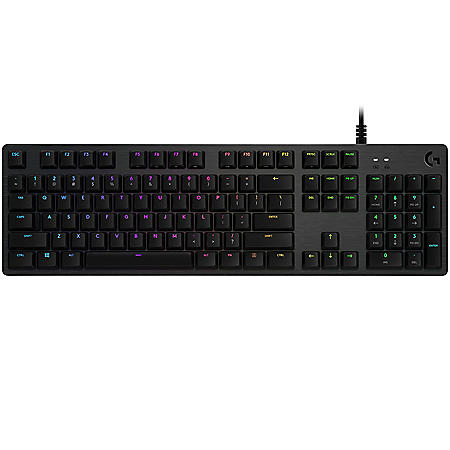 Logitech G512 CARBON LIGHTSYNC RGB  Mechanical Gaming Keyboard with GX Brown switches