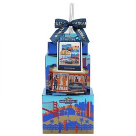 Ghirardelli Gift Tower with Tin Container