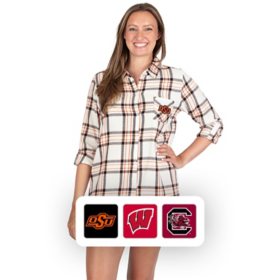 NCAA Ladies Flannel Nightshirt