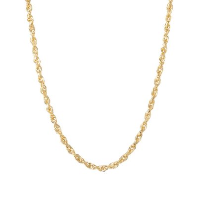 14K Gold Filled 7MM Rope Chain Necklacelayering Gold Chain