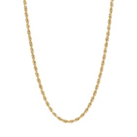 14K Yellow Gold 3.85-4.00MM Solid Rope Chain