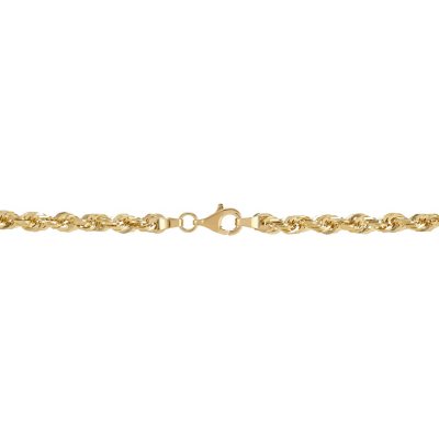 Lot - 18K YELLOW/WHITE GOLD DOUBLE ROPE CHAIN BRACELET