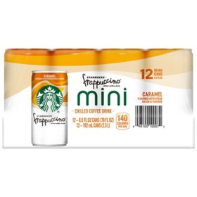 Starbucks Frappuccino Caramel Mini Coffee Drink (6.5 fl. oz., 12 pk.)