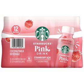 Starbucks Strawberry Acai Pink Drink 8 fl. oz., 12 ct.