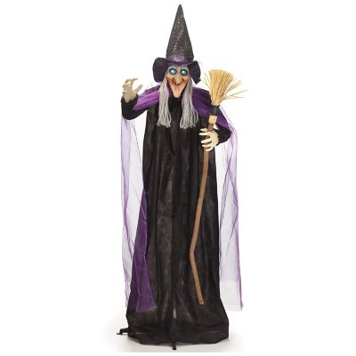 72" Animated Witch with Broom - Sam's Club