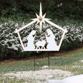 Nativity Yard Stake, Set of 2