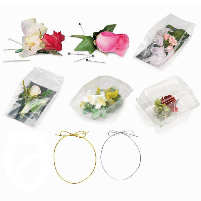 Wedding Pins, Bags, and Boxes