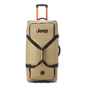 Jeep Large 2-Wheel Rolling Duffel, Choose Color