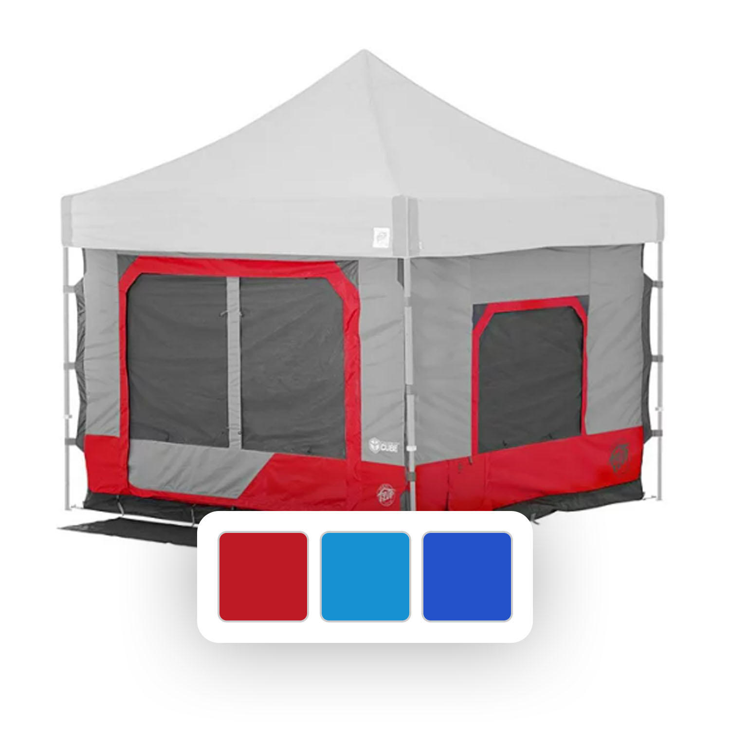 E-Z UP Camping Cube™ 6.4, Straight Leg w/ Carry Bag -Splash