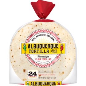 Albuquerque Tortilla Homestyle Flour Tortillas 54oz