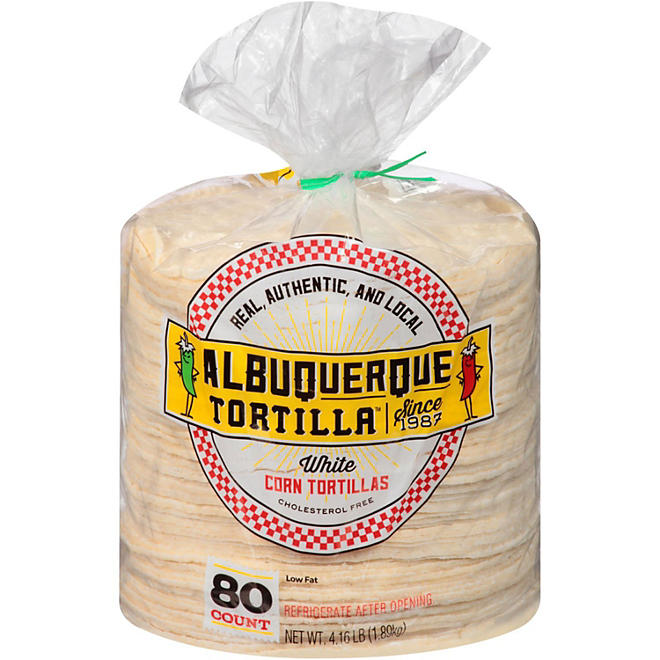Albuquerque Tortilla Company White Corn Tortillas 80 ct.