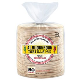 Albuquerque Tortilla Company White Corn Tortillas 80 ct.