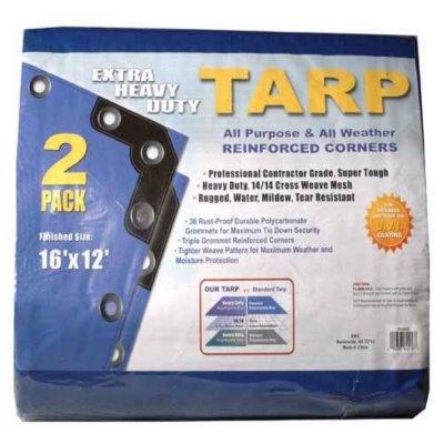 Extra Heavy Duty Tarp 12' x 16' 2 pk. Sam's Club