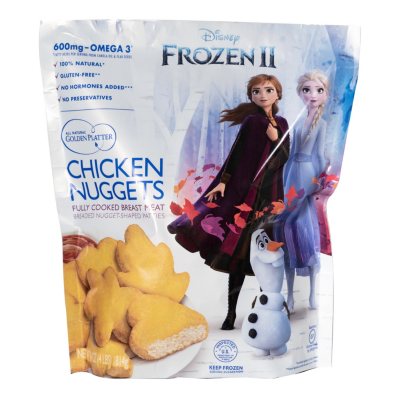 Golden Platter Disney's Frozen 2 Chicken Nuggets, Fully Cooked (4 lb