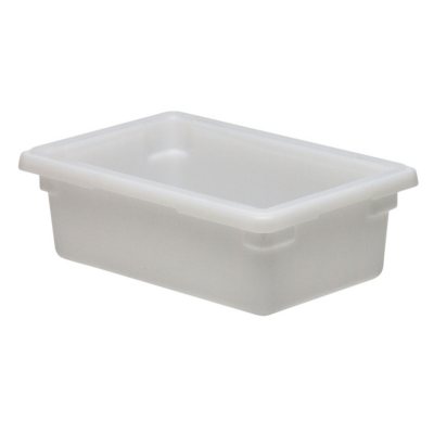 6-Compartment White Ceramic Portable Food Storage Box, Snack Caddy