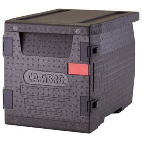 Cambro Cam GoBox Front Loading Insulated Food Pan Carrier, Full Size EPP300110