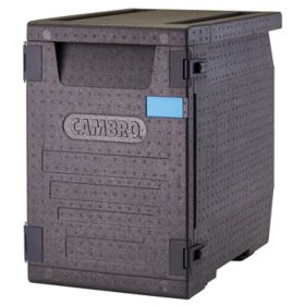 Cambro Cam GoBox Front Loading Insulated Food Pan Carrier, Full Size (EPP400110) 
