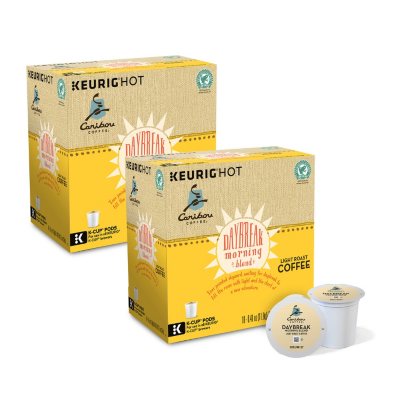 caribou coffee daybreak morning blend k cups for keurig brewers