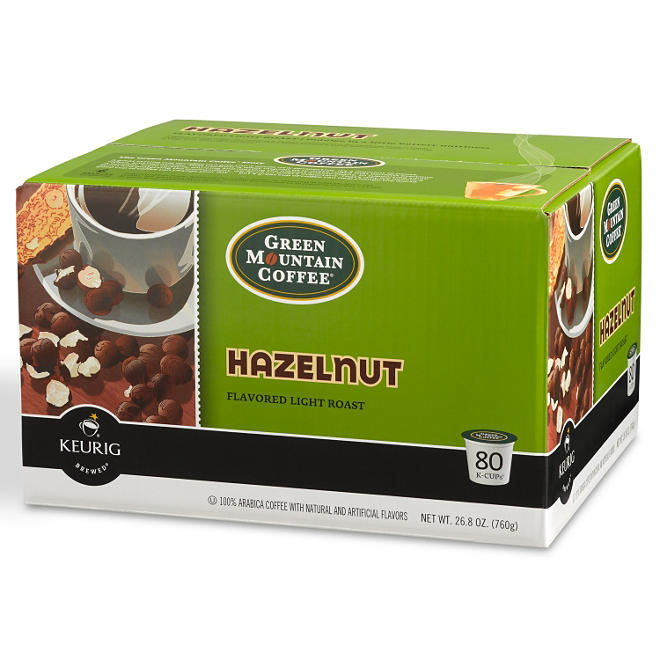 Green Mountain Coffee, Hazelnut (80 K-Cups) 
