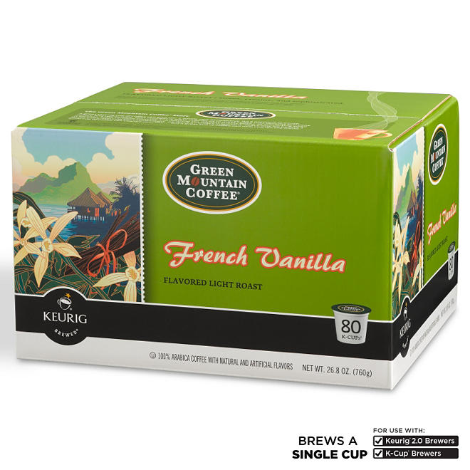 Green Mountain Coffee, French Vanilla (80 K-Cups)