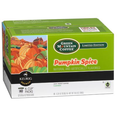 ingredients in green mountain pumpkin spice coffee