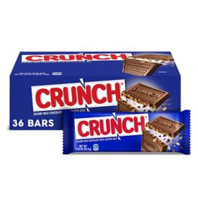 CRUNCH Candy Bars, Full Size, 1.55 oz., 36 pk.