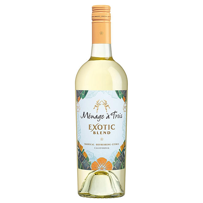 Menage a Trois California White Wine (750 ml)