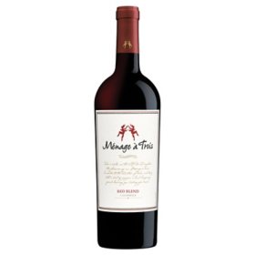 Menage a Trois California Red Blend (750 ml)